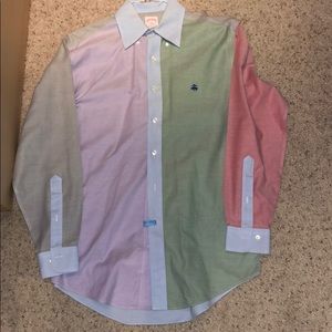 Vintage Brooks Brothers Pastel Patchwork Shirt